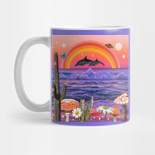 Pisces Collage Mug